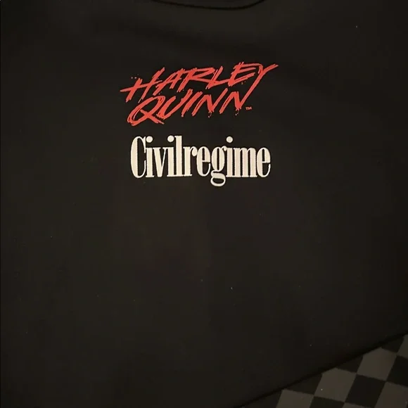 Civil Regime X Marvel Harley Quinn Crop Top Long Sleeve - Picture 4 of 9